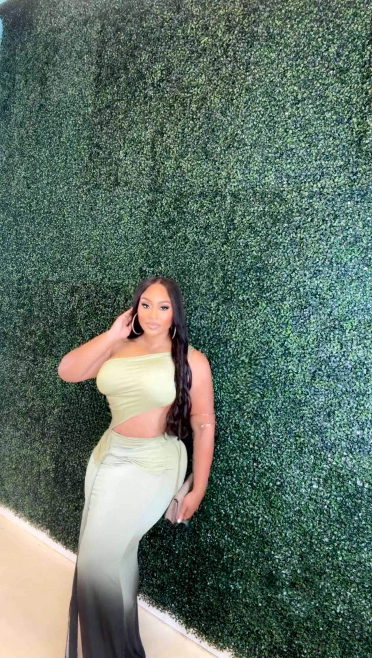 Soft Terrain – Ombré Cutout Maxi Set