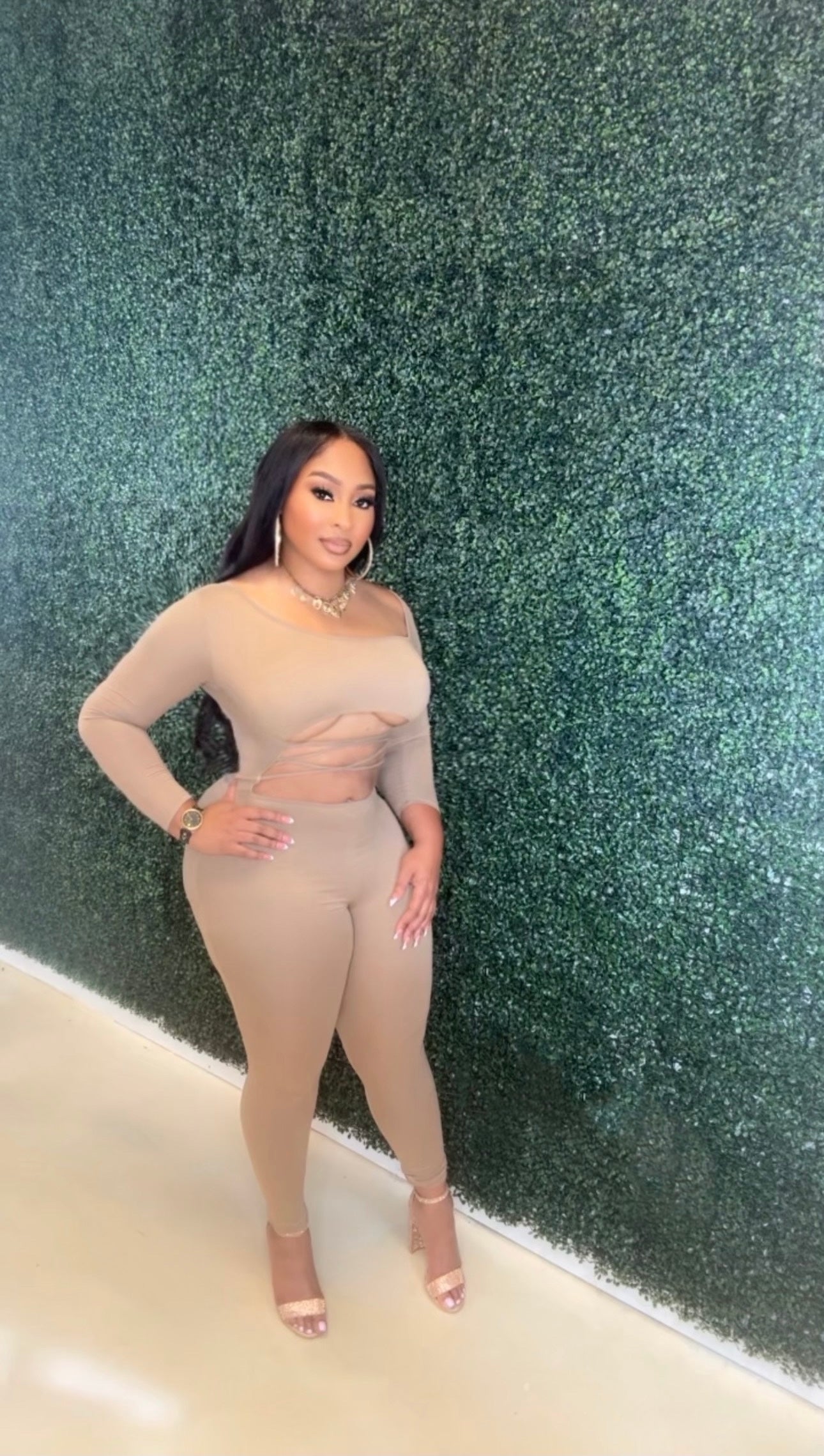 Body Language – Cutout Sculpt Jumpsuit