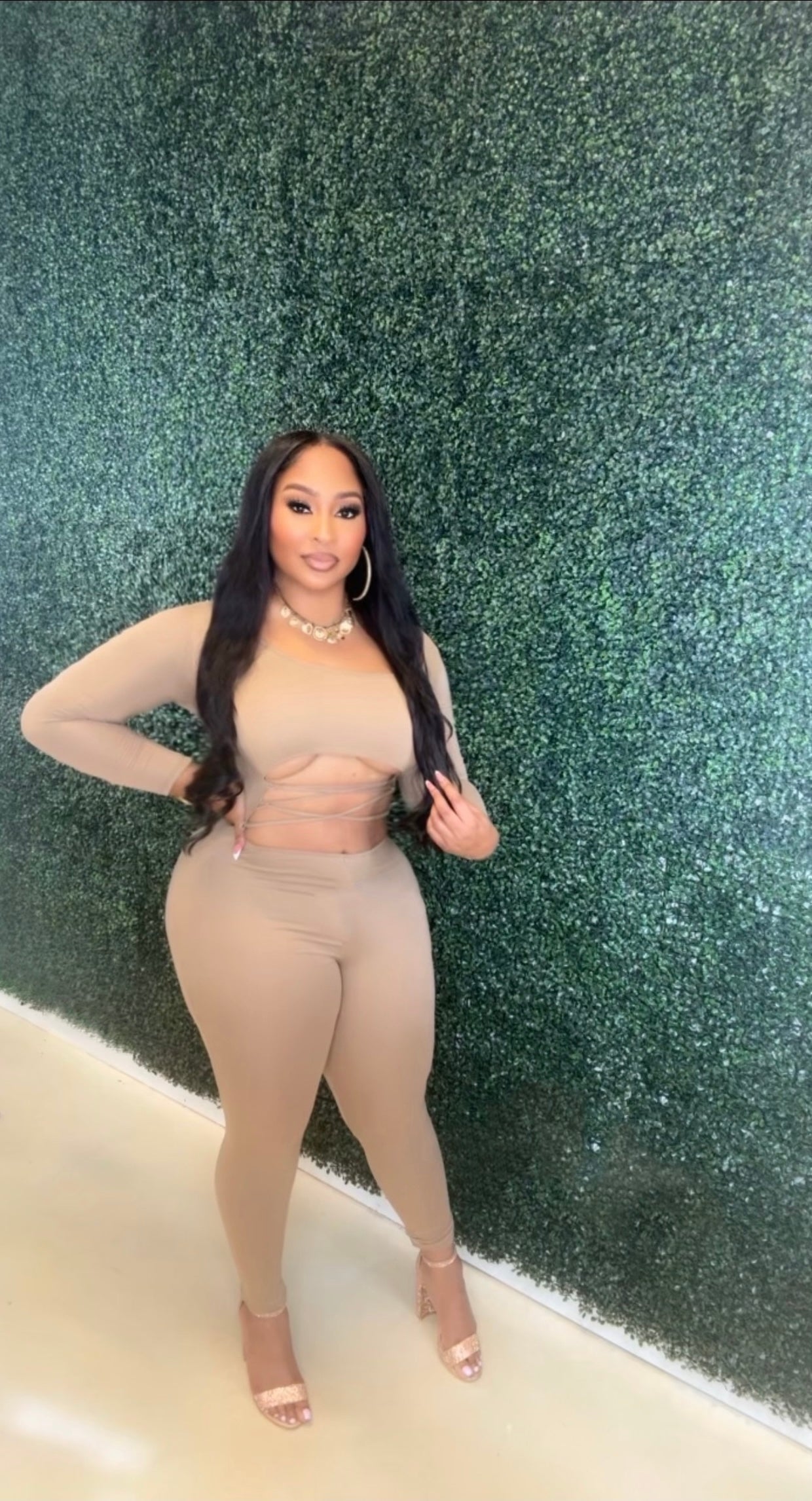 Body Language – Cutout Sculpt Jumpsuit