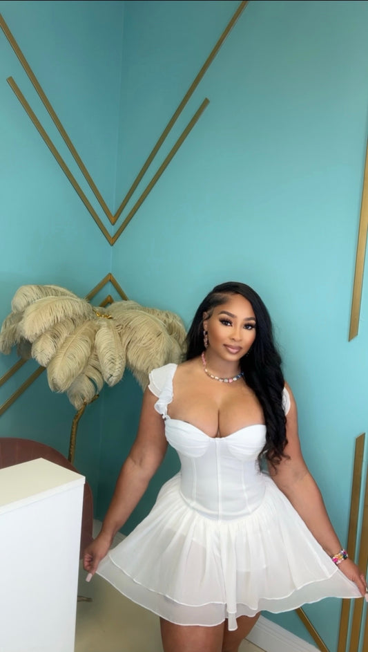In the Clouds Mini Dress