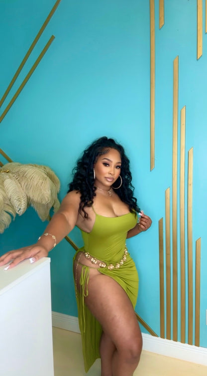 Island Glow Cutout Maxi