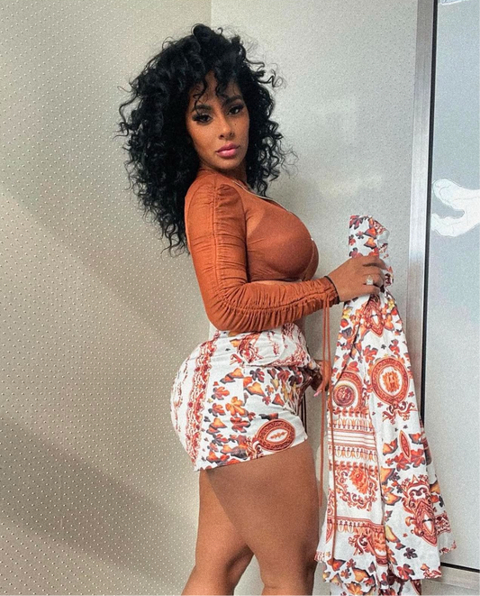 Pretty brown set