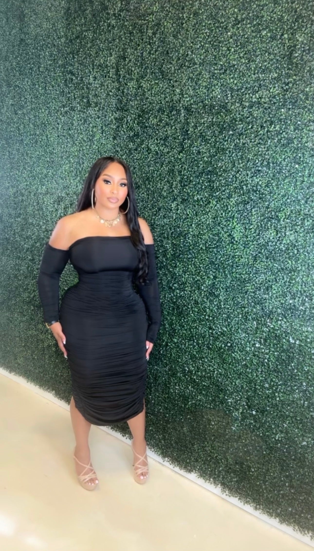Double Take – Convertible Strapless Midi Dress