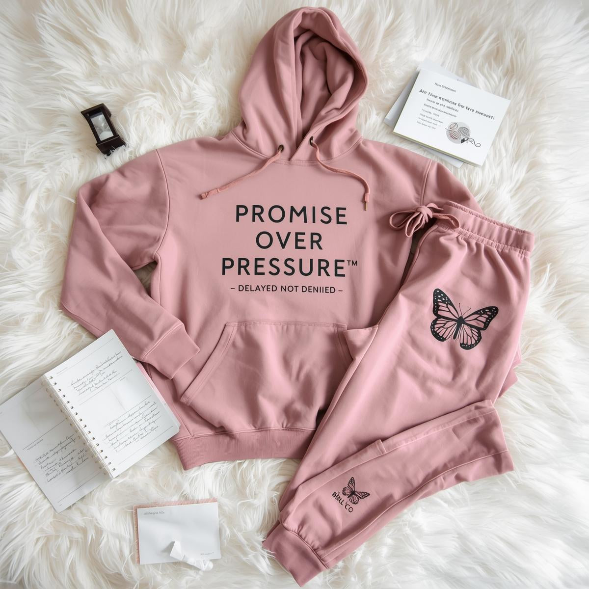 Promise Over Pressure™ Rosé Fleece Bottoms