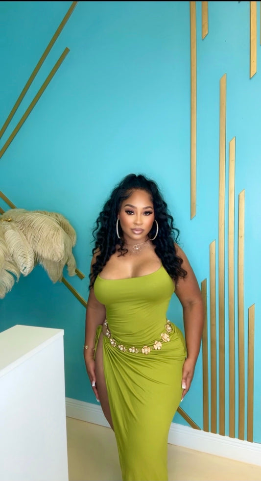 Island Glow Cutout Maxi