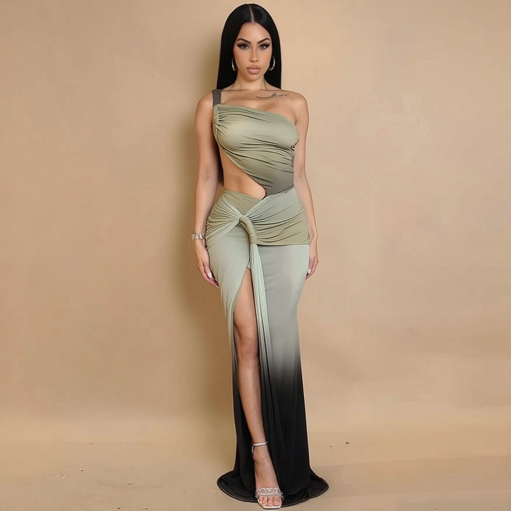 Soft Terrain – Ombré Cutout Maxi Set