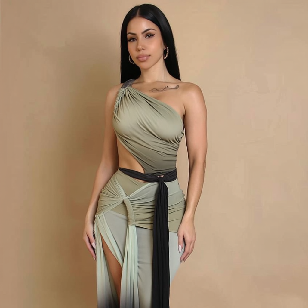 Soft Terrain – Ombré Cutout Maxi Set